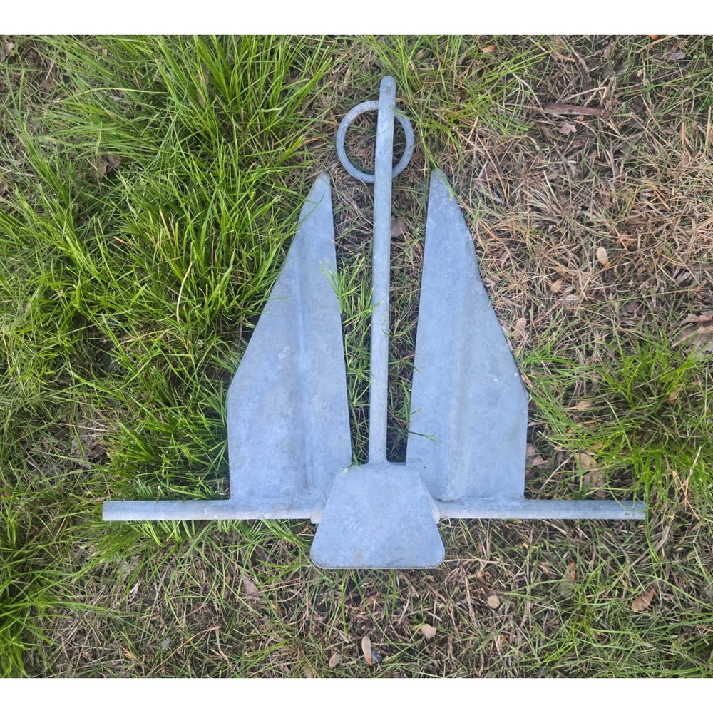 Galvanized Steel Danforth Style Fluke Boat Anchor for Sand and Mud Mooring